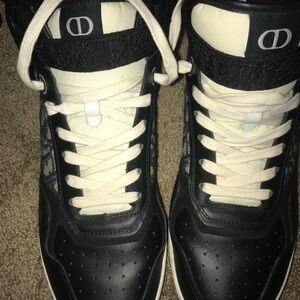 Dior Monochrome High-Top Sneakers